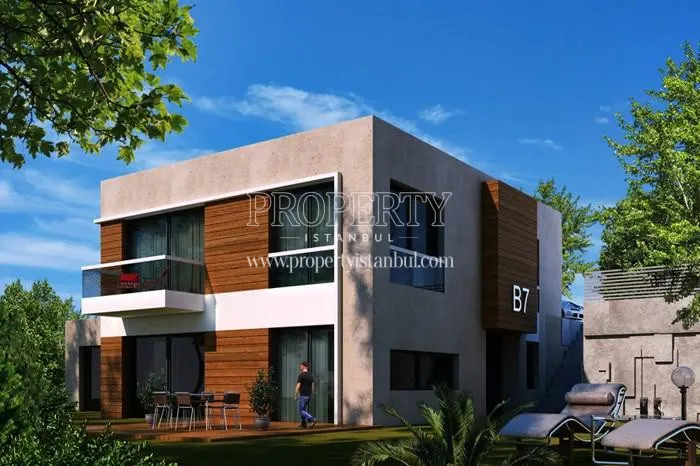 One of the villas in Bahcesehir Konaklari