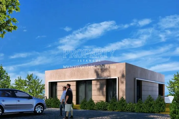 One of the villas in Bahcesehir Konaklari
