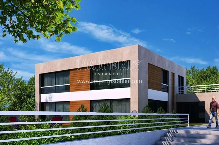 One of the villas in Bahcesehir Konaklari