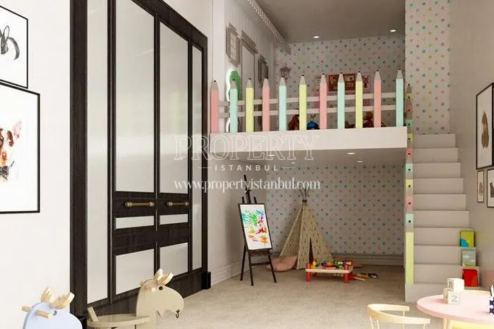 Cute kids’ bedroom in Bahcesehir Park