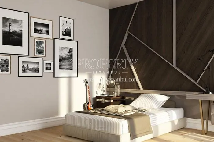 Small guest bedroom in Bahcesehir Park