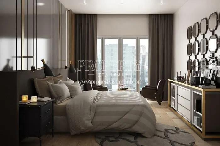 One of the master bedrooms in Bahcesehir Park