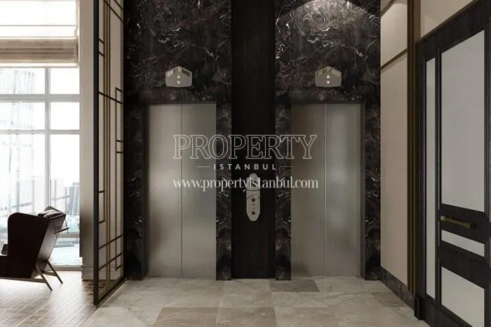 The elevators in Bahcesehir Park