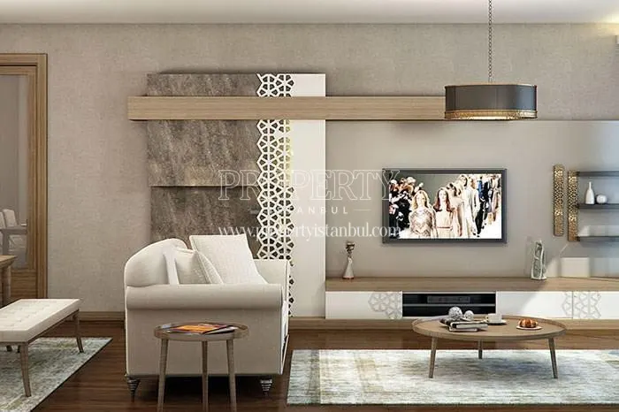 One of the living rooms in Bahcetepe Istanbul