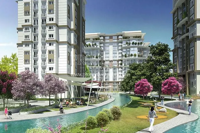 The landscape areas in Bahcetepe Istanbul