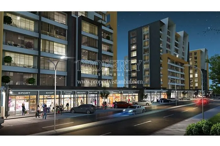 Shopping center under the Bakirkoy City homes