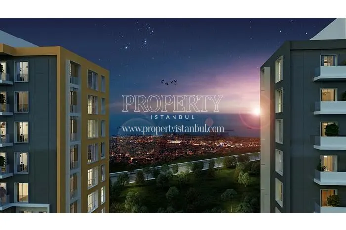 The sea view from Bakirkoy City homes