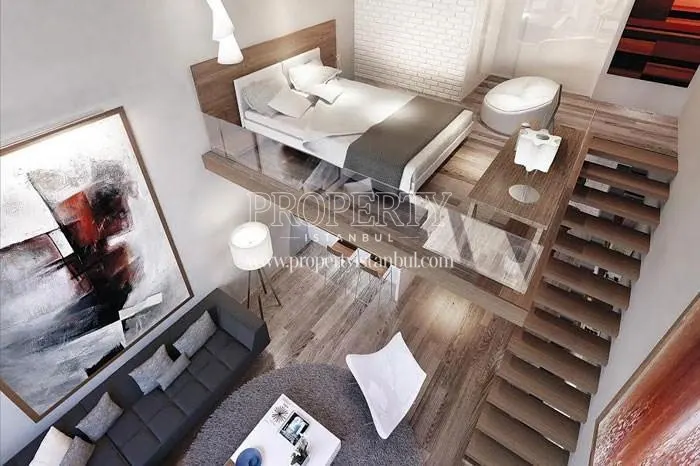 One of the duplex apartments in Balance Gunesli