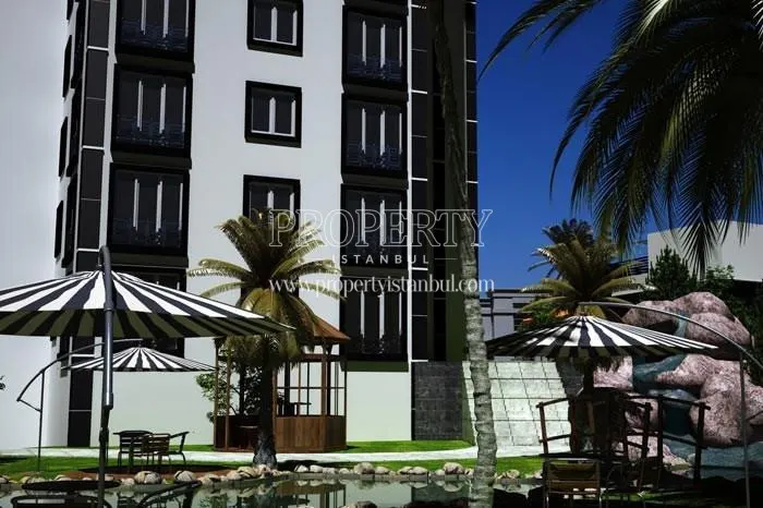 Artificial lake in Balkon Istanbul