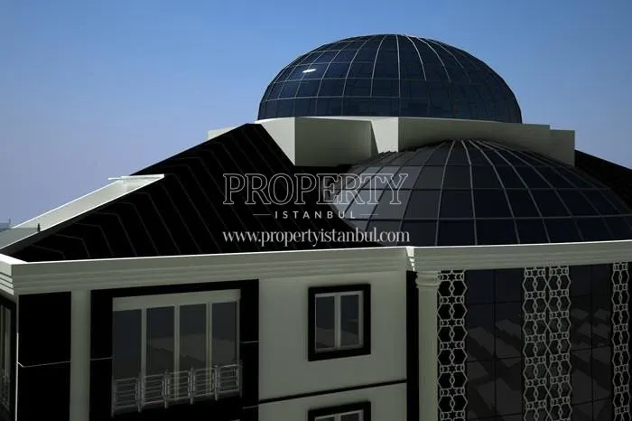 The roof of Balkon Istanbul building
