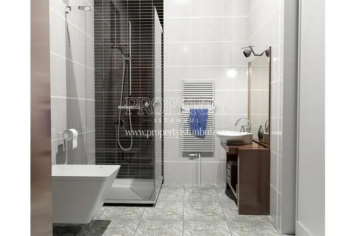 One of the small bathrooms in BanuEvleri Ispartakule 2
