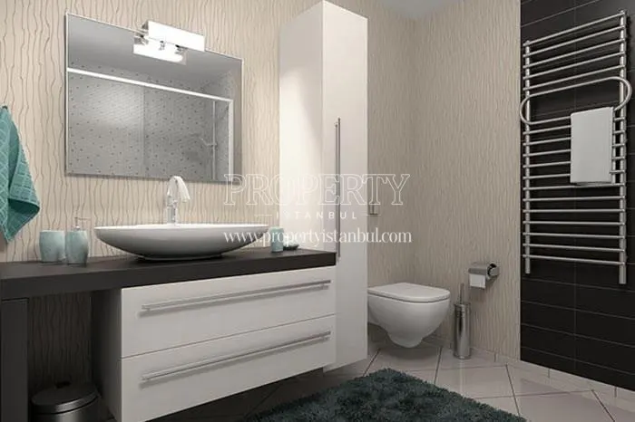 One of the bathrooms in BanuEvleri Ispartakule