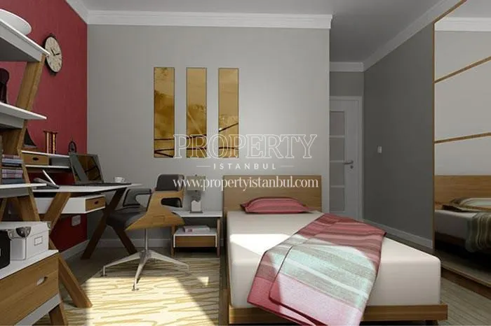 One of the bedrooms in BanuEvleri Ispartakule