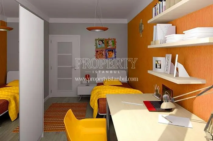 One of the bedrooms in BanuEvleri Ispartakule