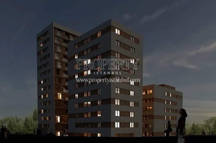 Baraka Konutlari project at night