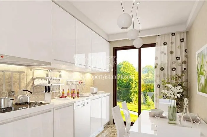 A kitchen in Baraka Konutlari