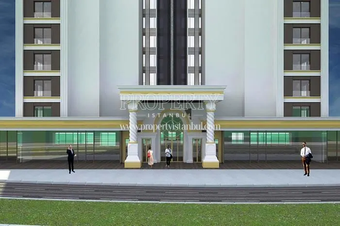 Basak Palace building entrance