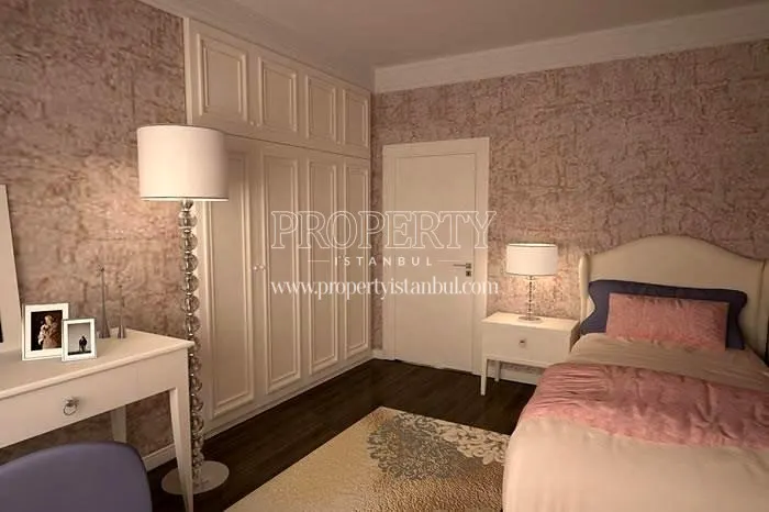 One of the bedrooms in Basak Palace