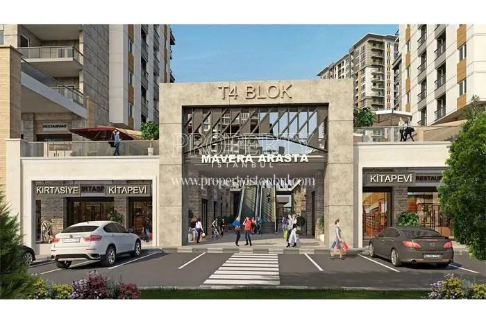 The entrance of Basaksehir Merkez Carsi
