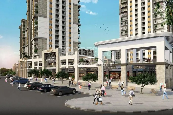 The shops in Basaksehir Merkez Carsi