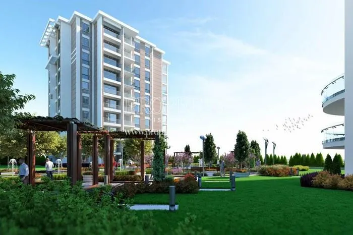 The garden of Basaktepe Evleri