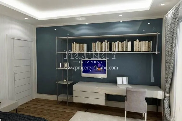 The study room in Basaktepe Evleri