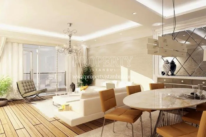 One of the living rooms in Basaktepe Evleri