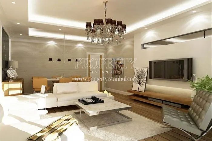 One of the living rooms in Basaktepe Evleri