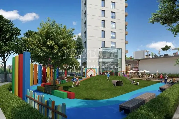 Playground for children in Basyapit Dragos compound