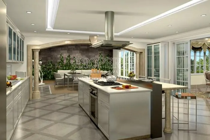 Spacious kitchen in Batimahal villas
