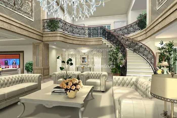 Inside of the luxury villa in Batimahal project