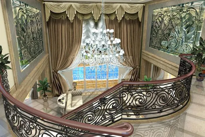 Inside of the villas in Batimahal