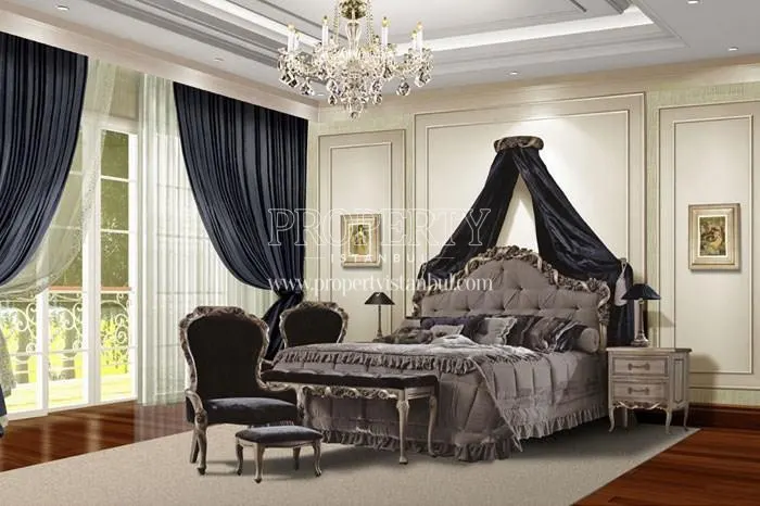 One of the bedrooms in Batimahal