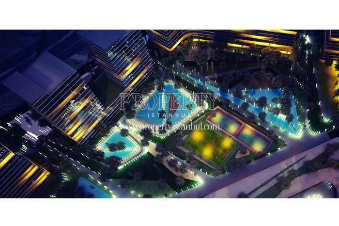 The social areas in Batisehir compound