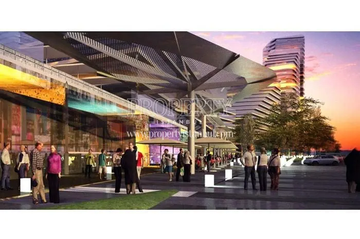 The shopping center in Batisehir