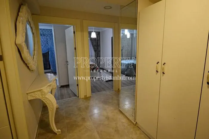 The hall of one of the flats in Belinay Evleri