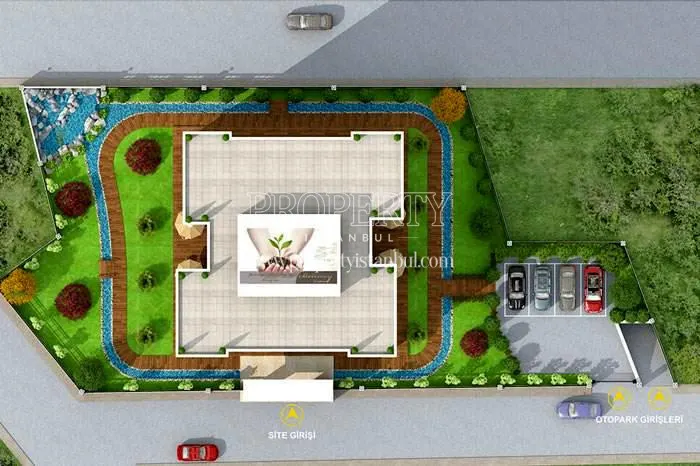 Layout plan of Belinay Evleri compound
