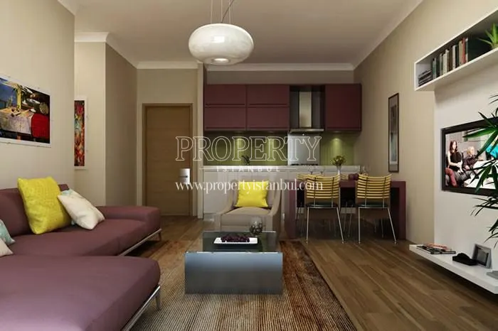 One of the living rooms in Besyildiz Novella