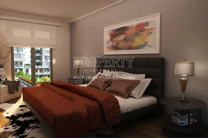 One of the master bedrooms in Besyildiz Novella
