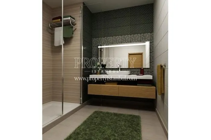 One of the bathrooms in Besyildiz Novella