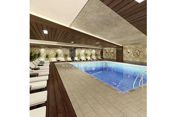Indoor swimming pool in Beyaz Park Topkapi