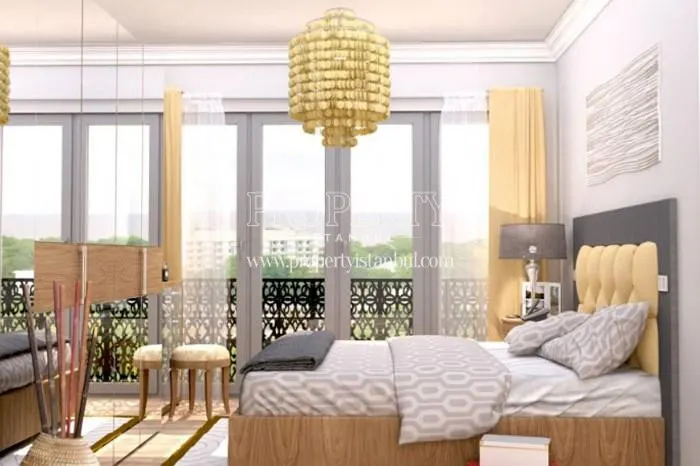 One of the bedrooms in the Beyce Konaklari project