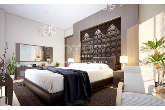 One of the master bedrooms in Beykent Locca