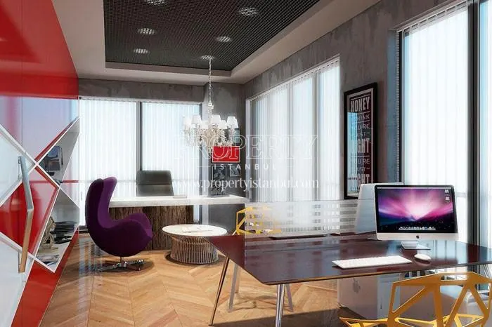 An office in Beyoglu Look