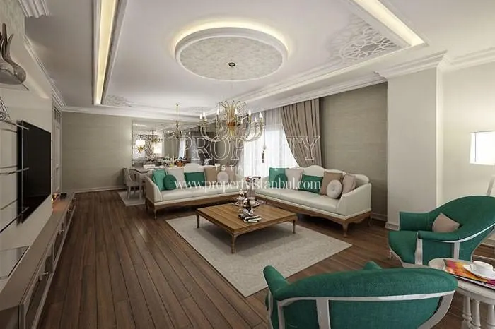 One of the living rooms in Beyzade Konagi