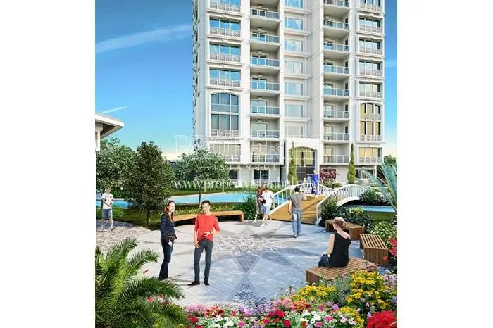 The landscape areas in the Beyzade Konagi compound