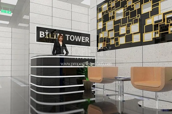 The reception of Bilim Tower