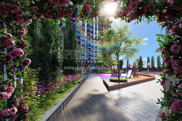 The playground for children in Birlik Parkada