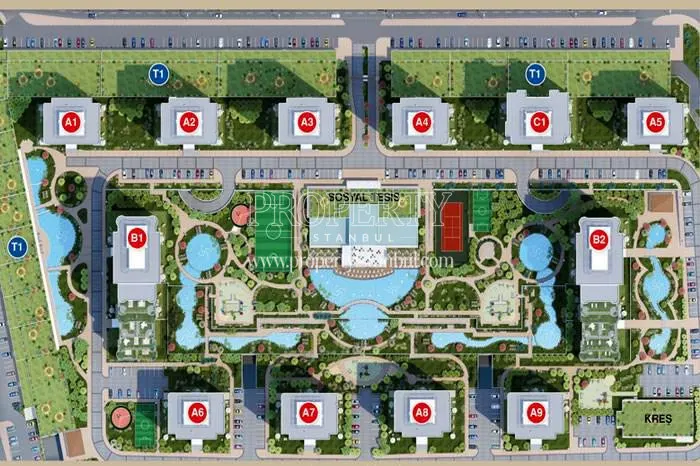 The layout plan of Bizim Evler 6