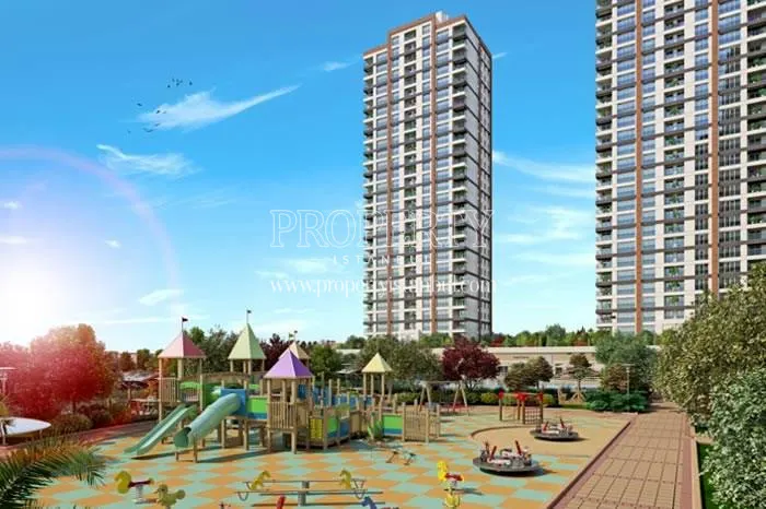 The playground for children in Bizim Evler 7